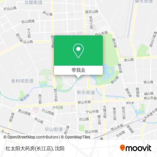 红太阳大药房(长江店)地图