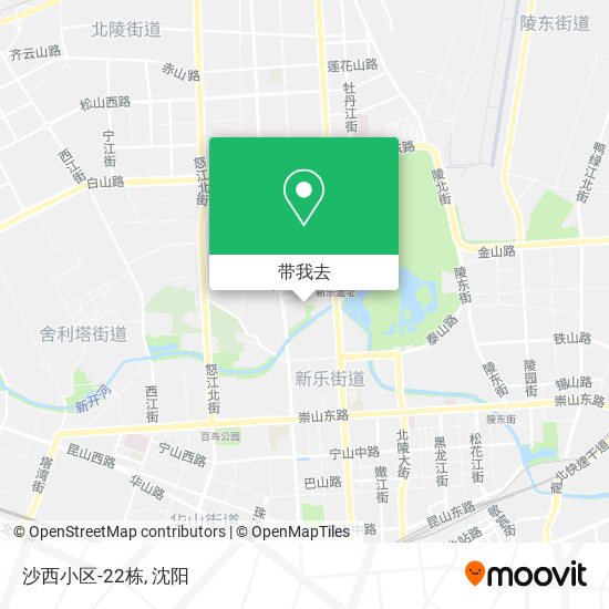 沙西小区-22栋地图