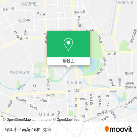 绿园小区南苑-16栋地图