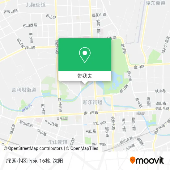 绿园小区南苑-16栋地图