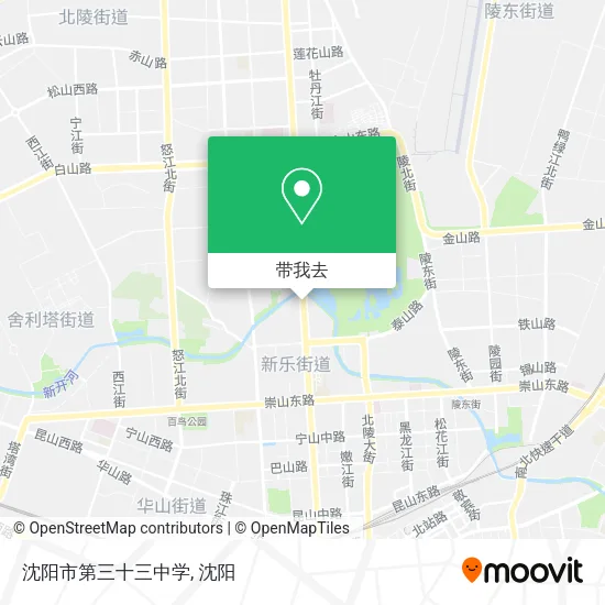 沈阳市第三十三中学地图