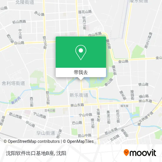 沈阳软件出口基地B座地图