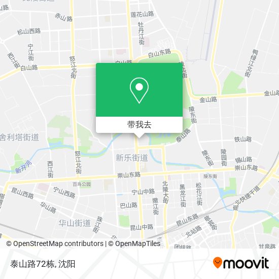 泰山路72栋地图