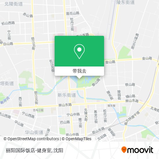 丽阳国际饭店-健身室地图