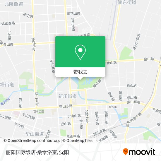 丽阳国际饭店-桑拿浴室地图