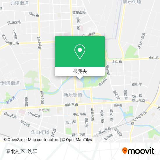 泰北社区地图