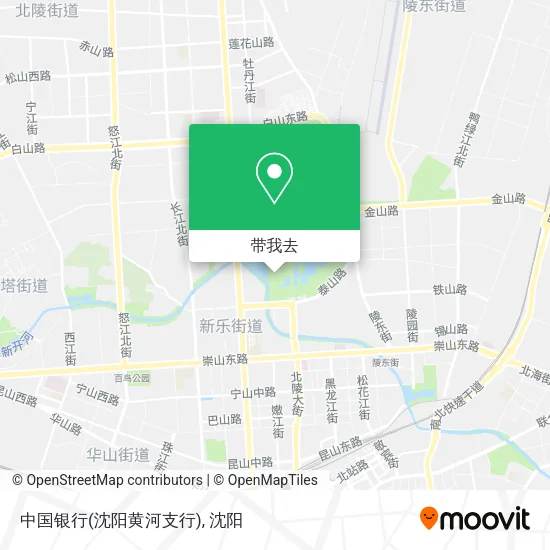 中国银行(沈阳黄河支行)地图