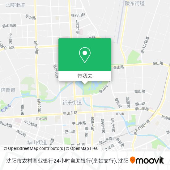 沈阳市农村商业银行24小时自助银行(皇姑支行)地图