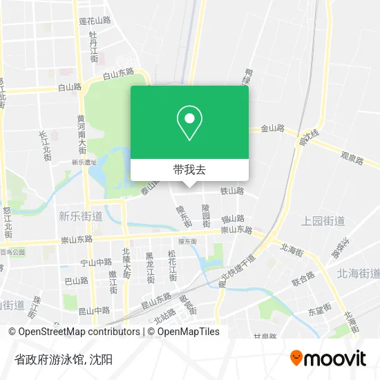 省政府游泳馆地图