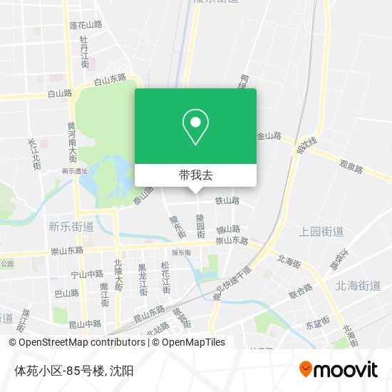 体苑小区-85号楼地图