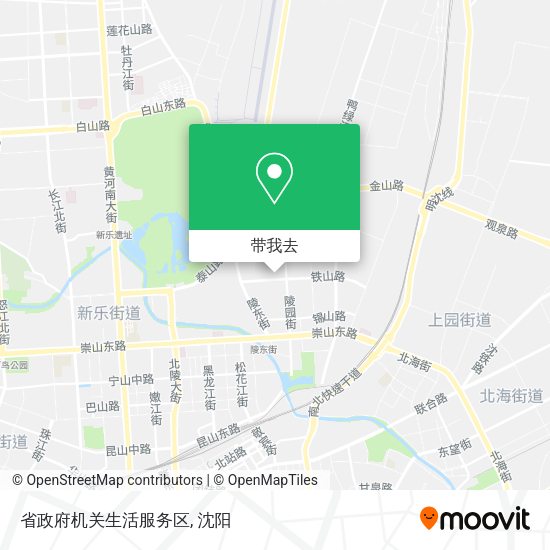 省政府机关生活服务区地图