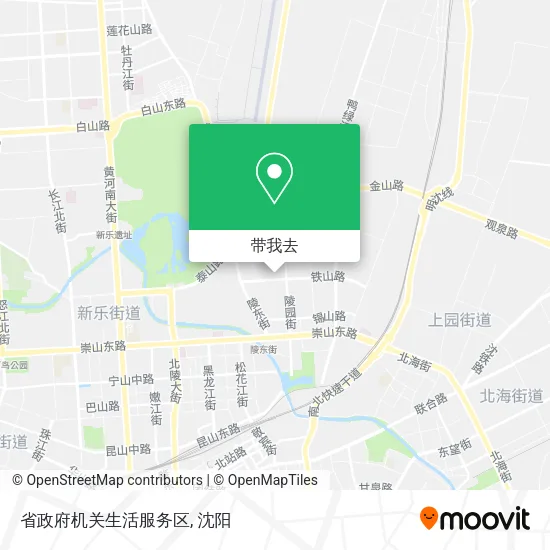 省政府机关生活服务区地图