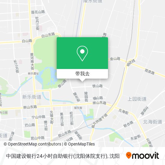 中国建设银行24小时自助银行(沈阳体院支行)地图