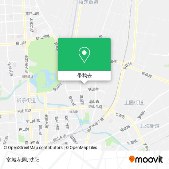 富城花园地图