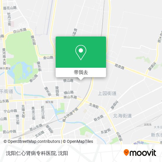 沈阳仁心肾病专科医院地图