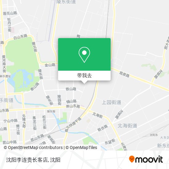 沈阳李连贵长客店地图