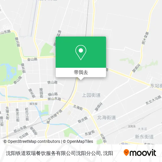 沈阳铁道双瑞餐饮服务有限公司沈阳分公司地图