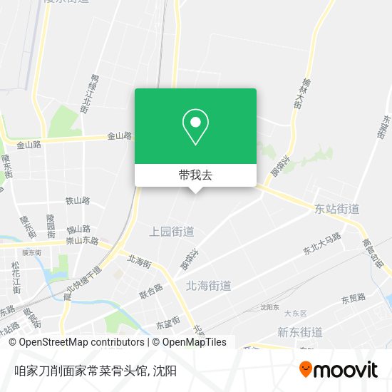 咱家刀削面家常菜骨头馆地图