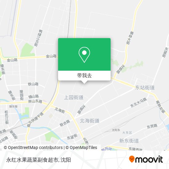 永红水果蔬菜副食超市地图