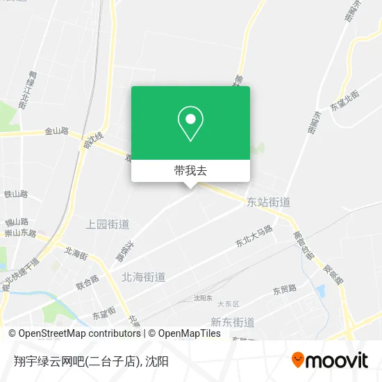 翔宇绿云网吧(二台子店)地图