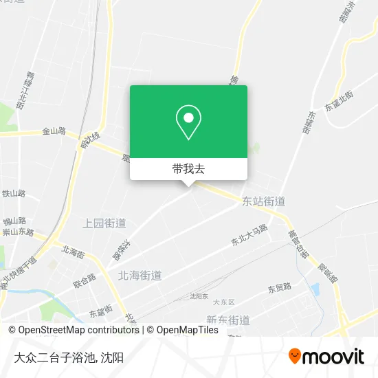 大众二台子浴池地图