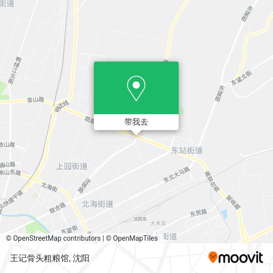 王记骨头粗粮馆地图