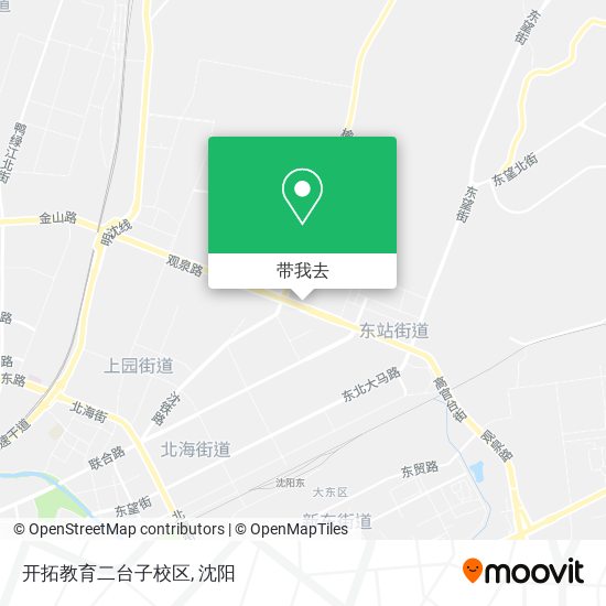 开拓教育二台子校区地图