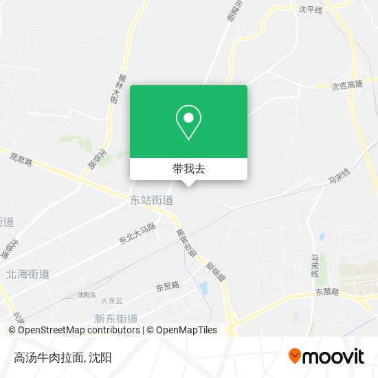 高汤牛肉拉面地图