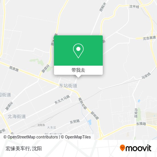 宏缘美车行地图