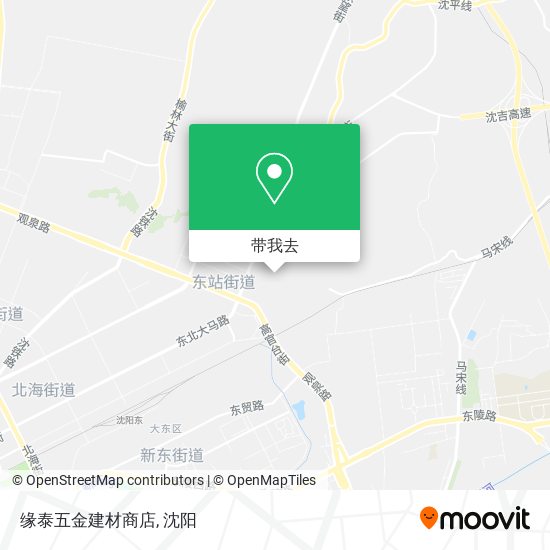 缘泰五金建材商店地图
