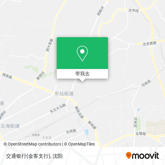 交通银行(金客支行)地图