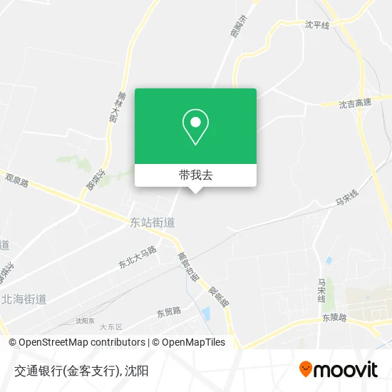 交通银行(金客支行)地图