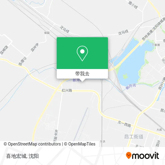 喜地宏城地图