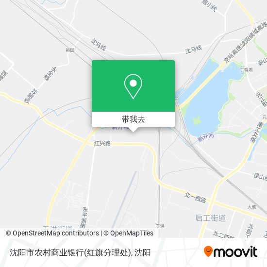 沈阳市农村商业银行(红旗分理处)地图