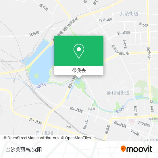 金沙美丽岛地图