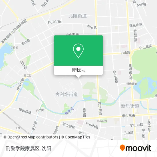 刑警学院家属区地图