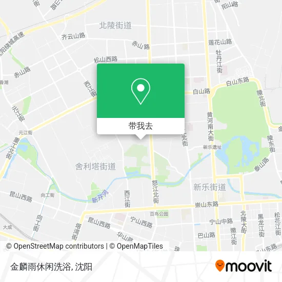 金麟雨休闲洗浴地图