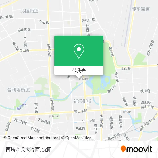 西塔金氏大冷面地图