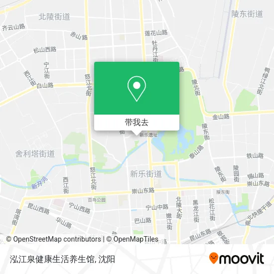 泓江泉健康生活养生馆地图