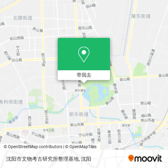 沈阳市文物考古研究所整理基地地图