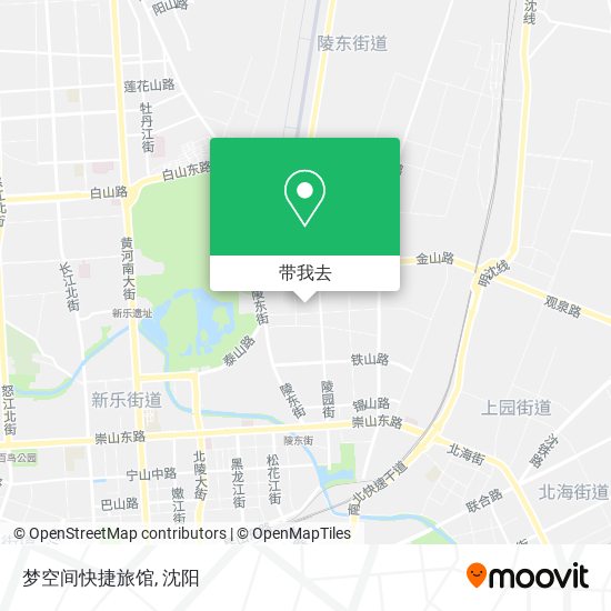 梦空间快捷旅馆地图