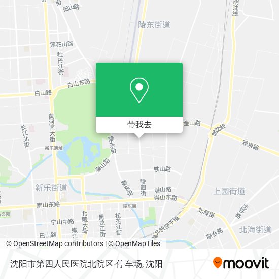 沈阳市第四人民医院北院区-停车场地图