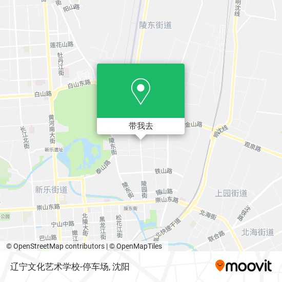 辽宁文化艺术学校-停车场地图