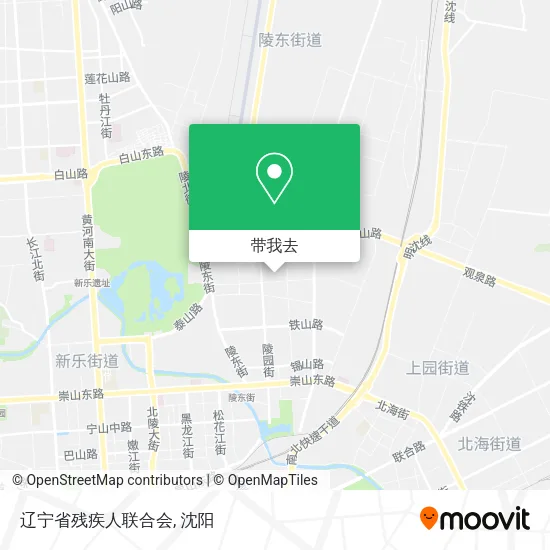 辽宁省残疾人联合会地图