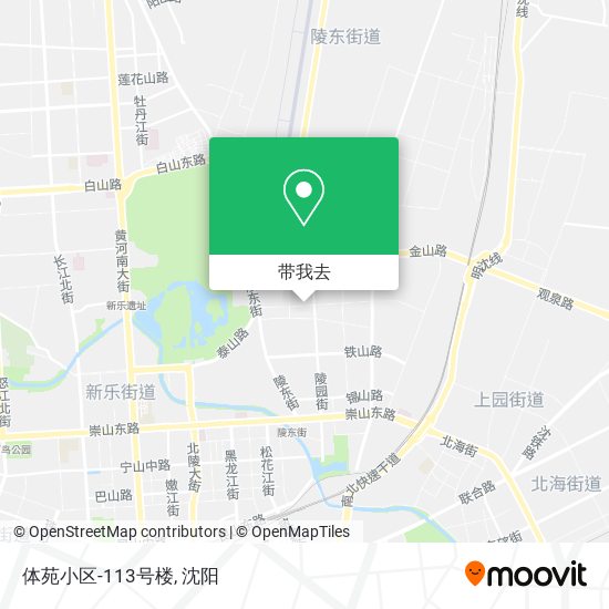 体苑小区-113号楼地图