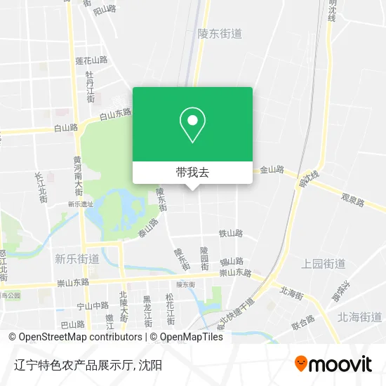 辽宁特色农产品展示厅地图