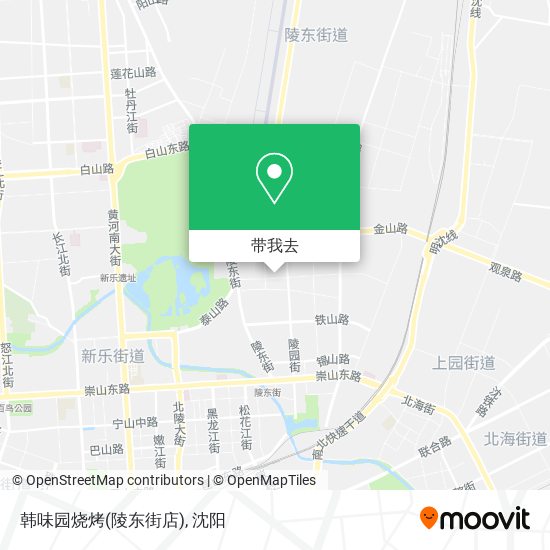 韩味园烧烤(陵东街店)地图