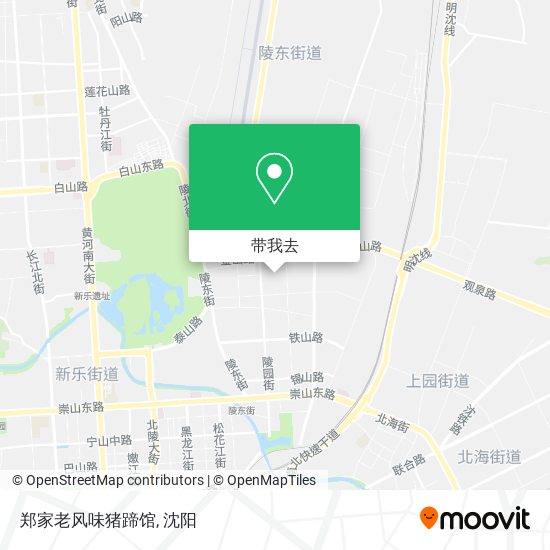 郑家老风味猪蹄馆地图