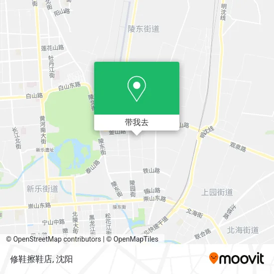 修鞋擦鞋店地图