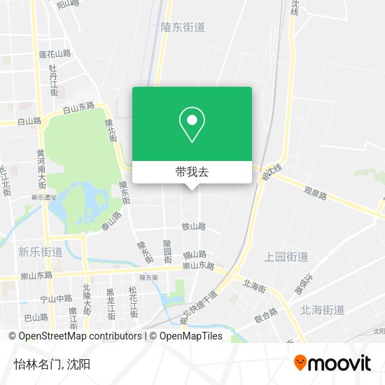 怡林名门地图